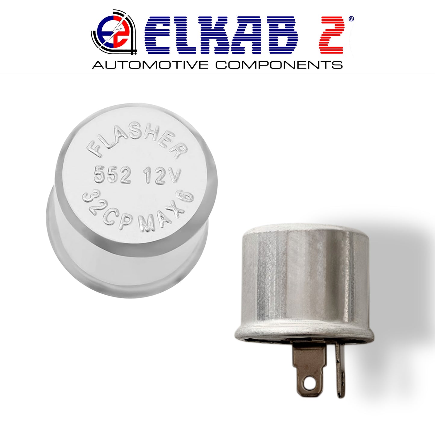 Relè Lampeggiatore Per Frecce 12V 15A 2 Contatti Intermittenza Moto, Scooter, Quad Luci Alogene 6 W