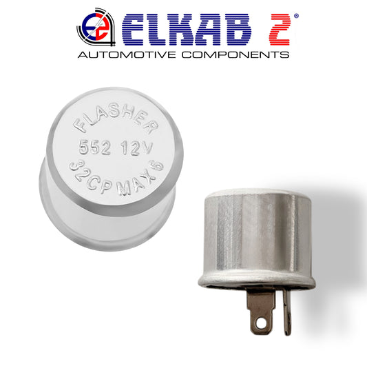 Relè Lampeggiatore Per Frecce 12V 15A 2 Contatti Intermittenza Moto, Scooter, Quad Luci Alogene 6 W