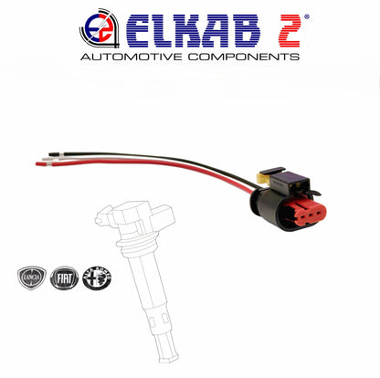 Connettore Bobine Accensione Motore 1.4 T-Jet Fiat, Alfa, Lancia Spina Cablaggio OEM 71752816-001 Punto, 500, MiTo, Giulietta, Renegade.