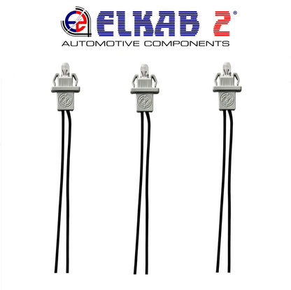 3 Luci Lampadine T5 CABLATE con Portalampada per Cruscotto Spie Fiat Alfa, Lancia Punto, Panda, Ypsilon, 600, 500, Giulietta ORIGINALI